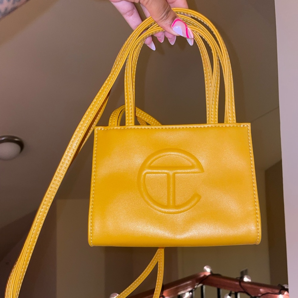 New MUSTARD YELLOW TELFAR Bag